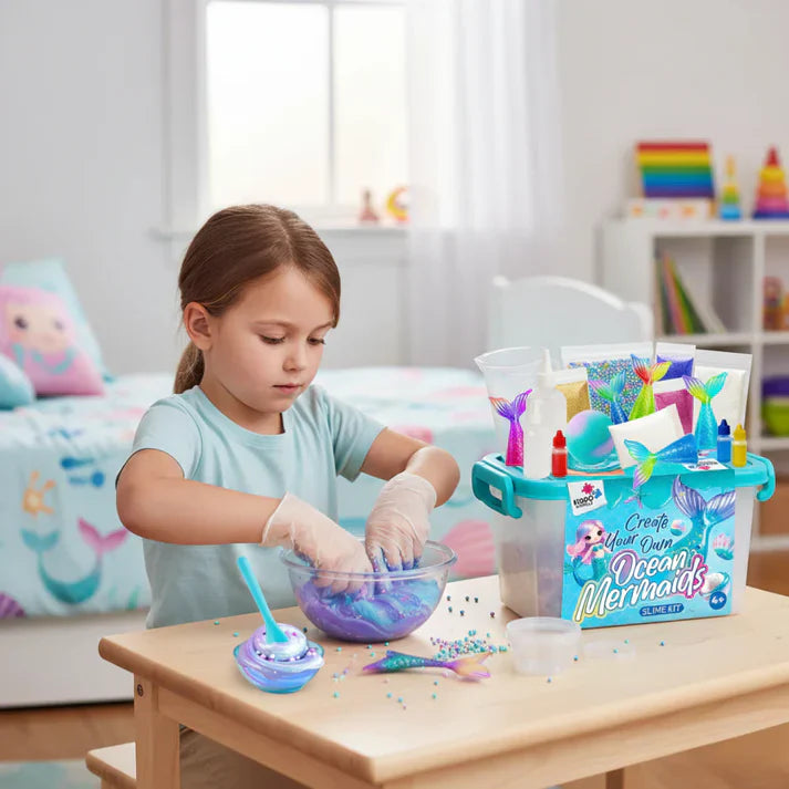 Slime Bundle 3-in-1 – Galaxy, Ice Cream & Mermaid Ocean Slime! (4+ years)