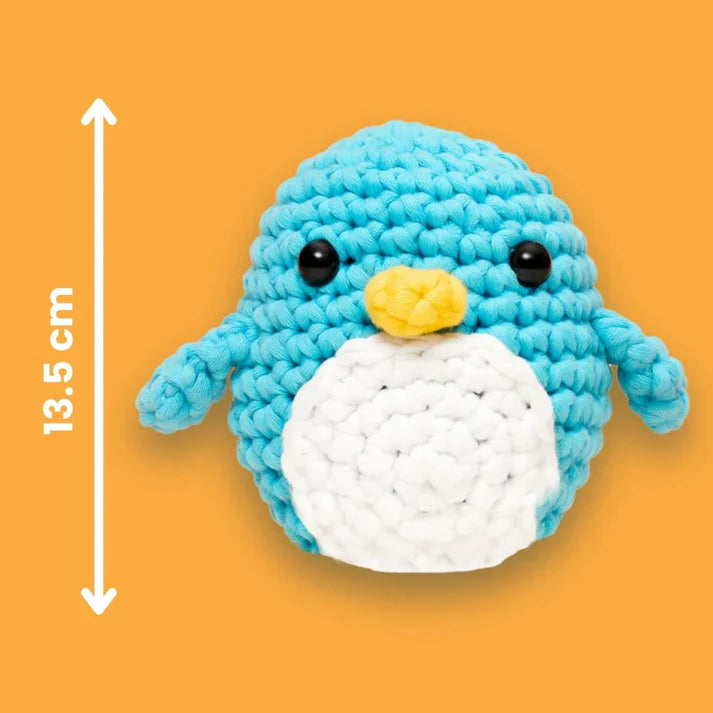 Oli the Penguin | Crochet Kit for Beginners