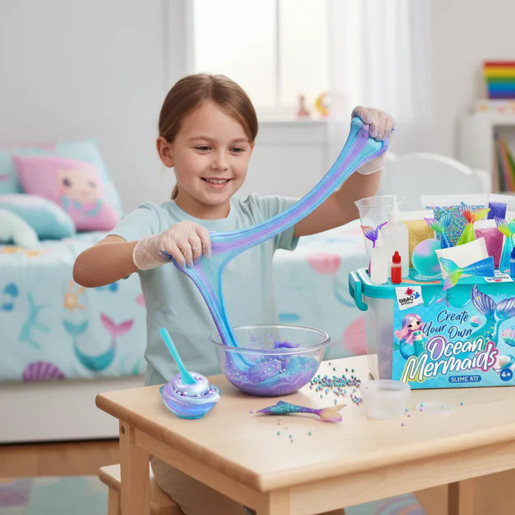 Slime Bundle 3-in-1 – Galaxy, Ice Cream & Mermaid Ocean Slime! (4+ years)