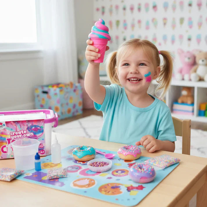 Slime Bundle 3-in-1 – Galaxy, Ice Cream & Mermaid Ocean Slime! (4+ years)