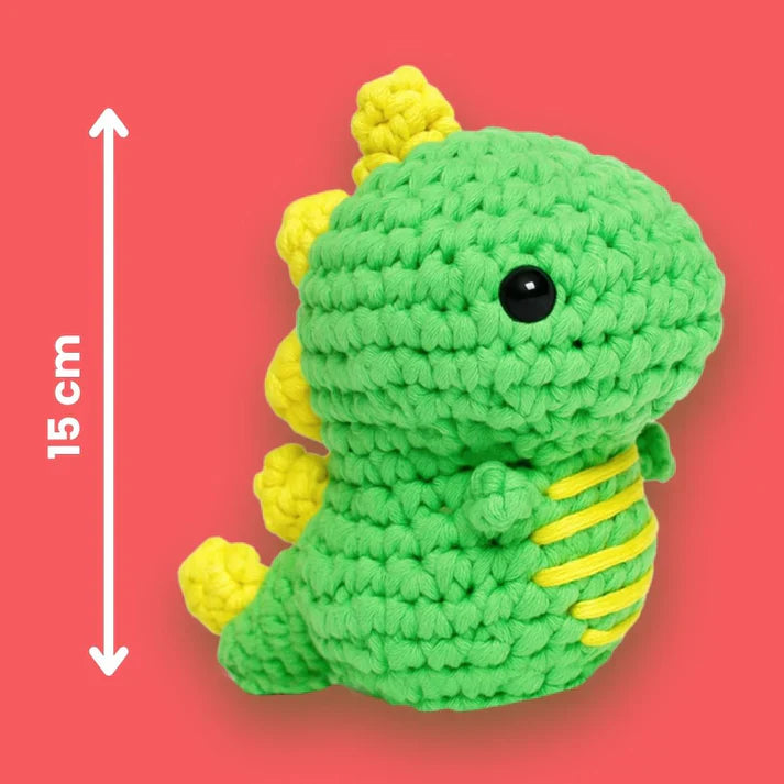Oscar the Dinosaur | Crochet Kit for Beginners