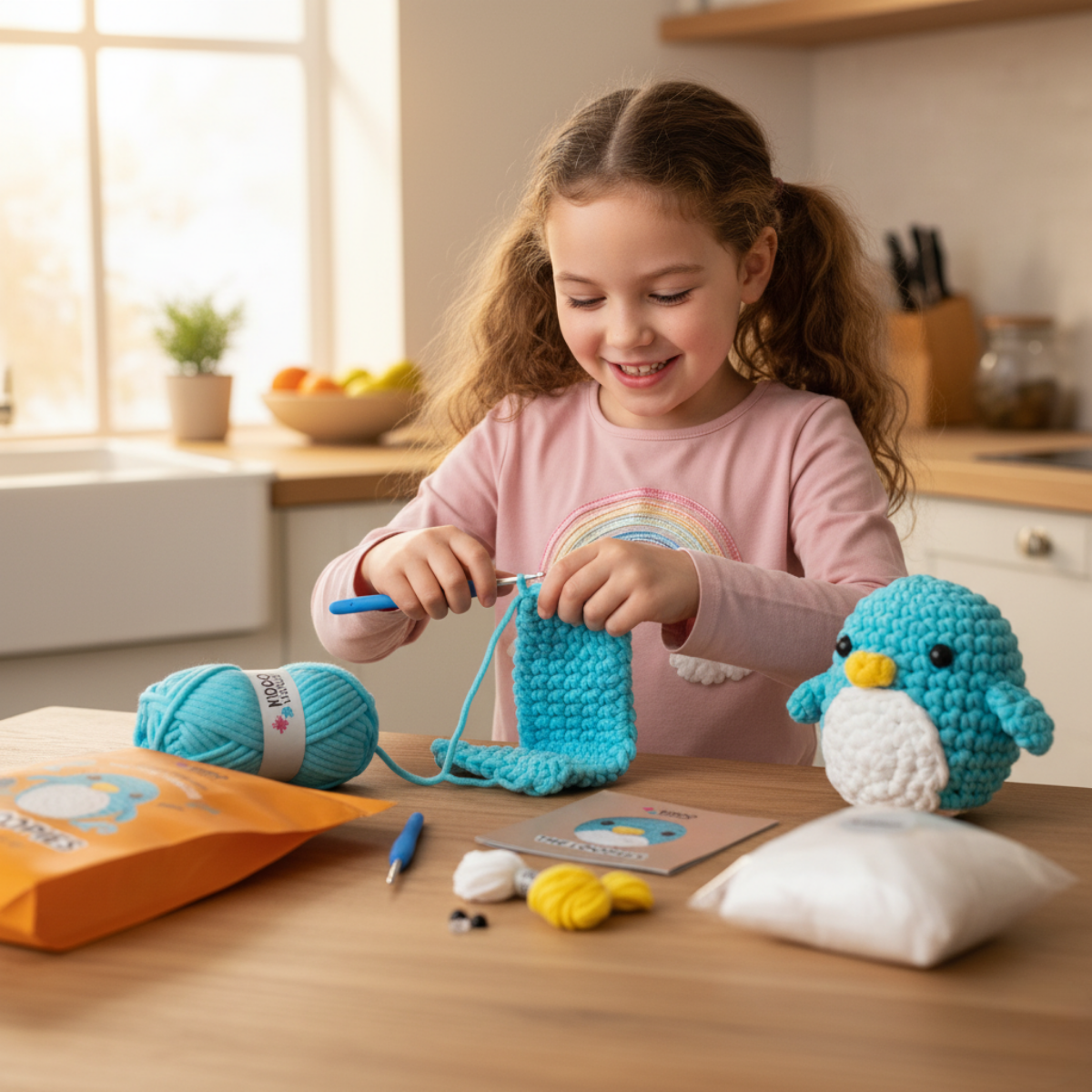 Oli the Penguin | Crochet Kit for Beginners