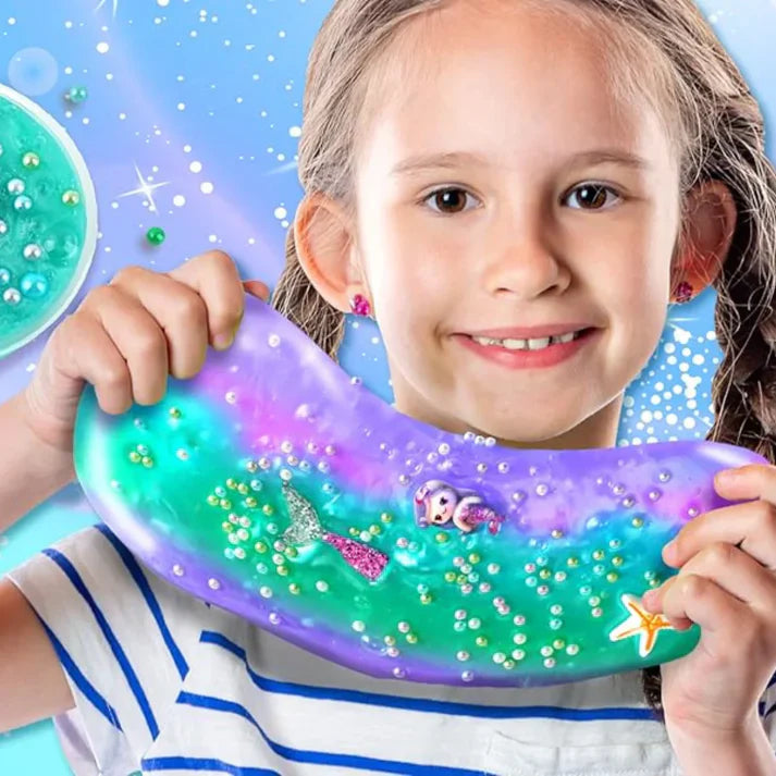 Slime Bundle 3-in-1 – Galaxy, Ice Cream & Mermaid Ocean Slime! (4+ years)