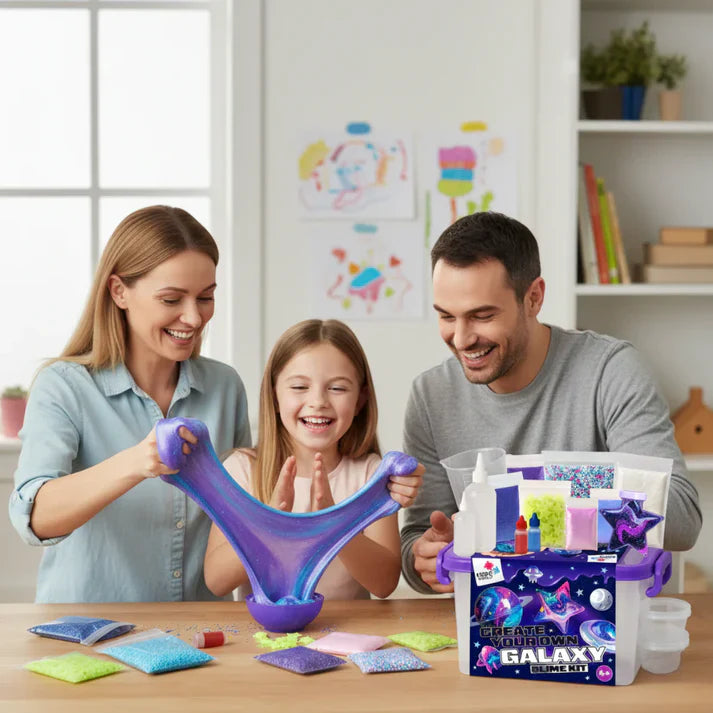 Slime Bundle 3-in-1 – Galaxy, Ice Cream & Mermaid Ocean Slime! (4+ years)