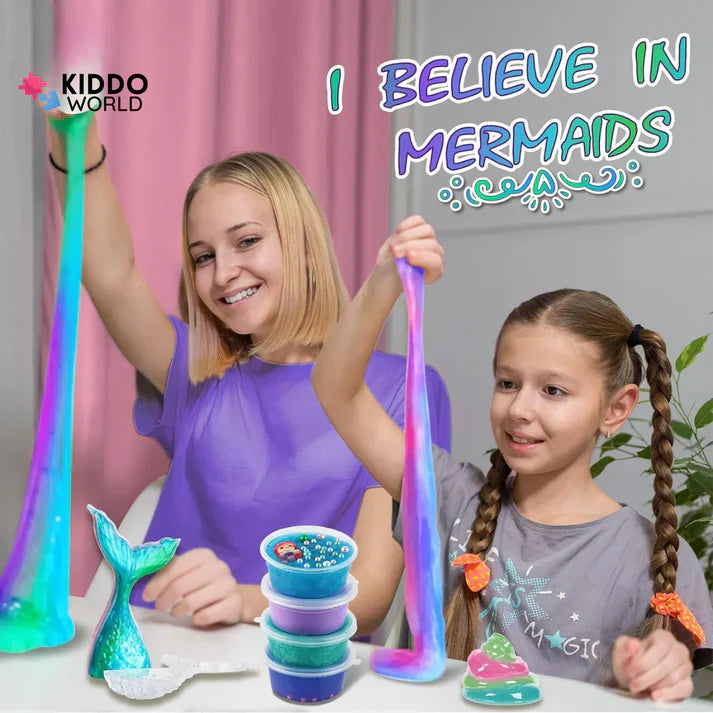Slime Bundle 3-in-1 – Galaxy, Ice Cream & Mermaid Ocean Slime! (4+ years)