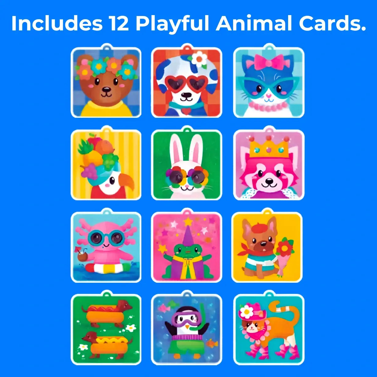 Pom Pom Kit – Create Magical 3D Animals with Fluffy Pom Poms, No Mess! (5+ years)