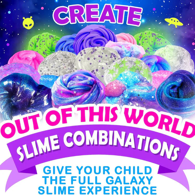 Slime Bundle 3-in-1 – Galaxy, Ice Cream & Mermaid Ocean Slime! (4+ years)