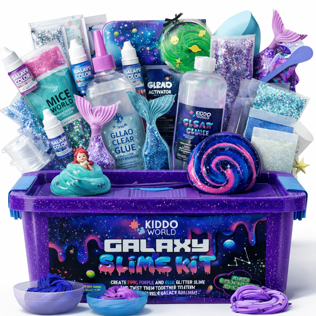 Galaxy Slime – Create Sparkling Space Slime That Glows in the Dark! (4+ years)
