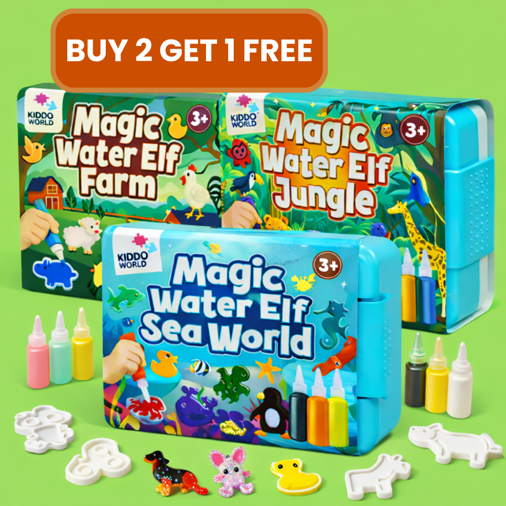 Magic Water Creatures – 3-in-1 Mega Bundle | Ocean World, Jungle & Farm (3+ years)