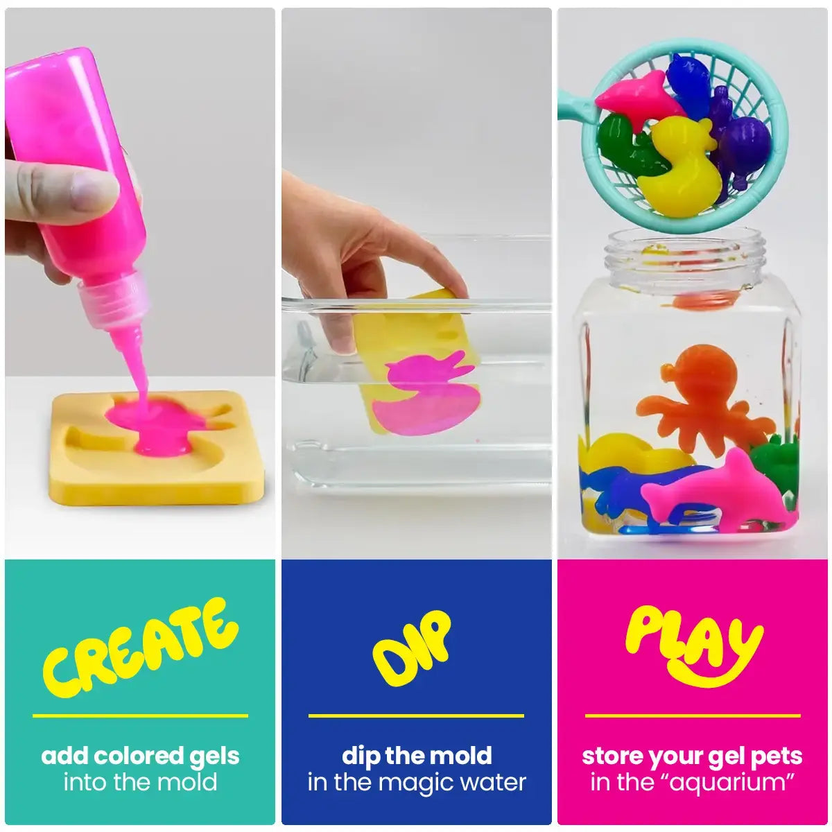 Magic Water Creatures – Jungle Animals (3+ years)