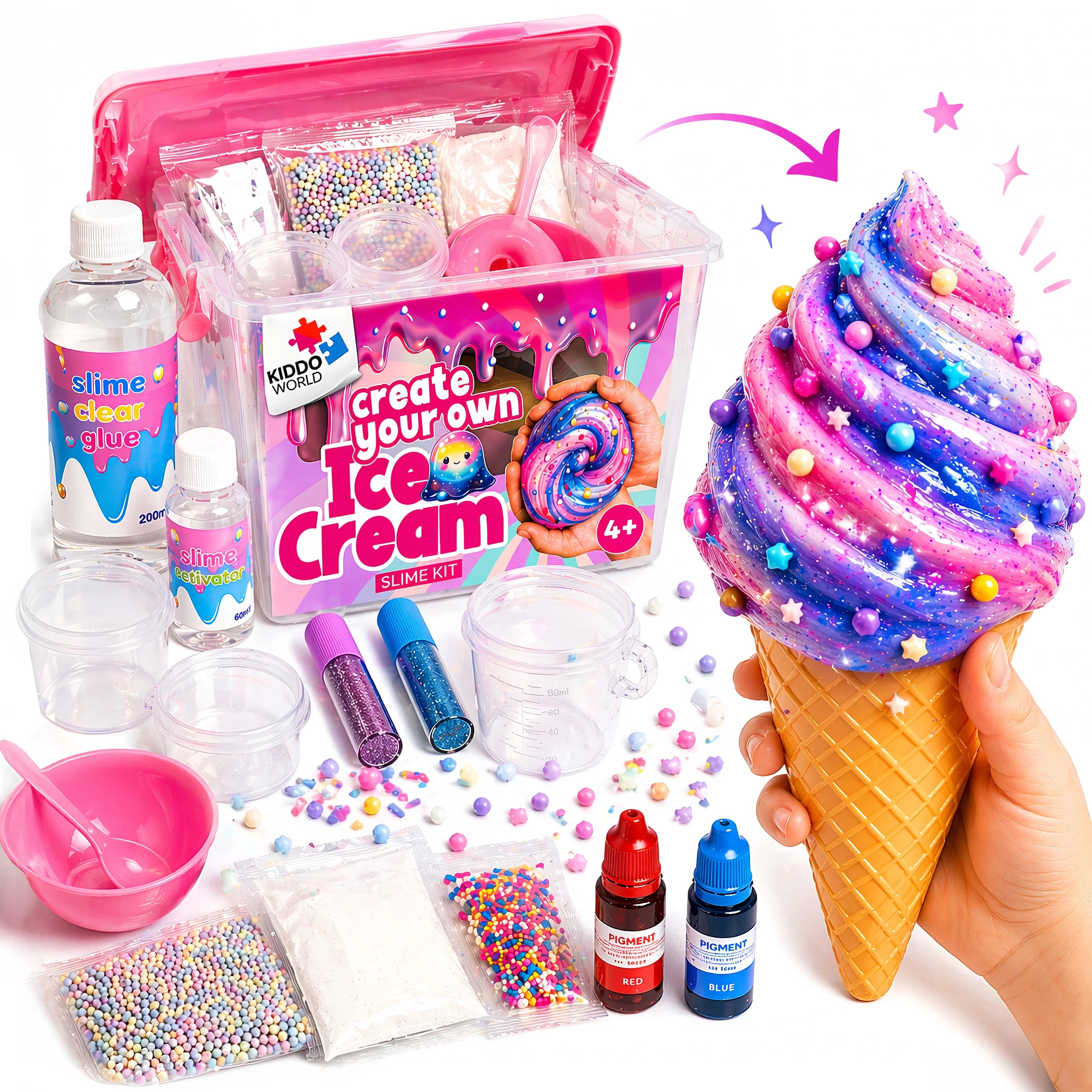 Ice Cream Slime – Create Slime That Looks and Smells Like Real Ice Cream! (4+ years)