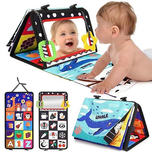 Sensory Tummy Time Mirror Mat – Support Your Baby’s Development from Day One! (0+ months)